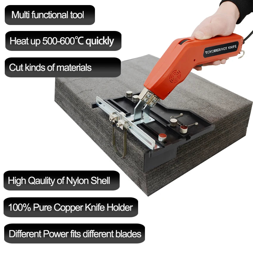 Electric Foam Cutter Hot Knife – Polystyrene, Styrofoam, Fabric, and Rope Cutting Tool for DIY Projects