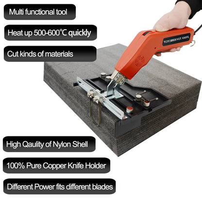 Electric Foam Cutter Hot Knife – Polystyrene, Styrofoam, Fabric, and Rope Cutting Tool for DIY Projects