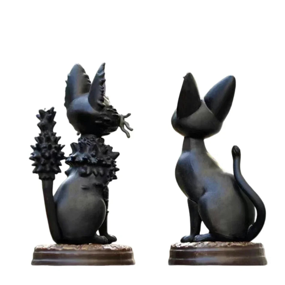6PCS Cartoon Black Cat PVC Figure Set — Jiji/Gigi Action Dolls, Hayao Miyazaki Collectible Toy for Kids Birthday Gift