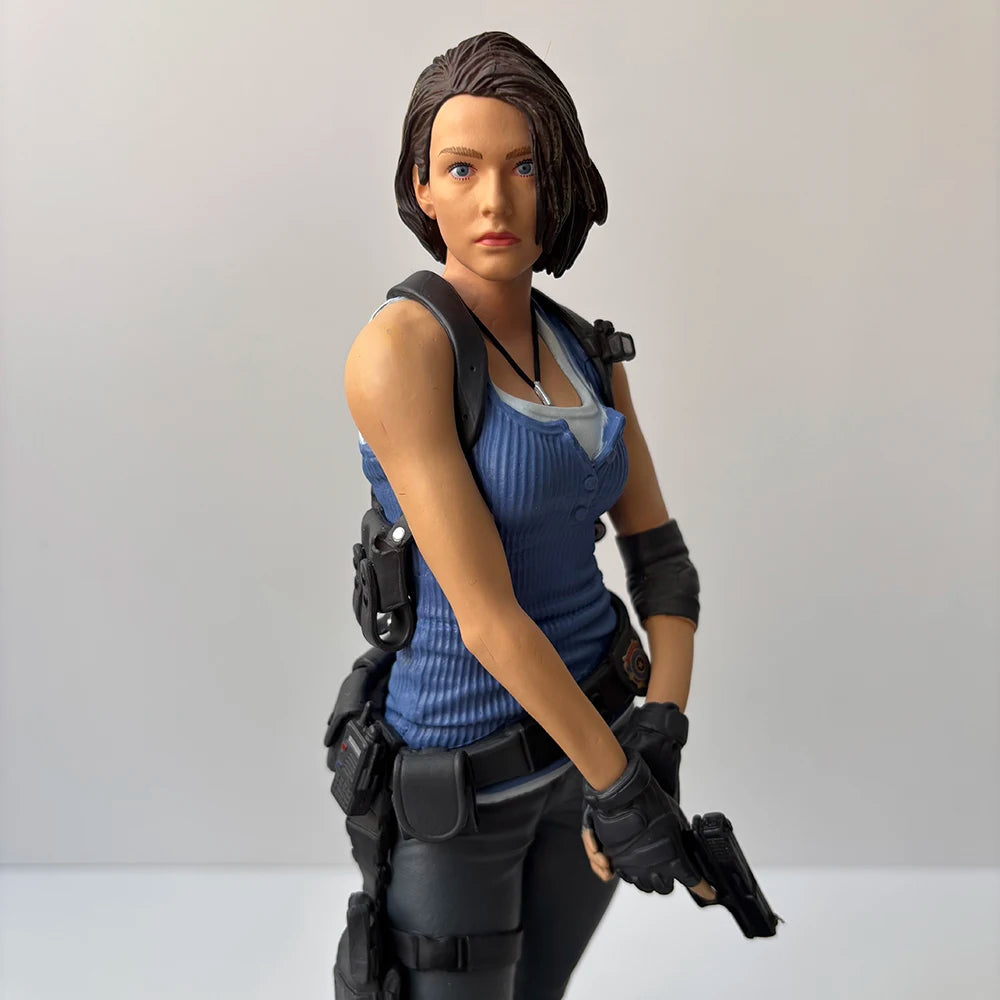 Biohazard RE Jill Valentine & Leon S. Kennedy Anime Figure – Evil Game Collectible Statue for Birthday Gifts