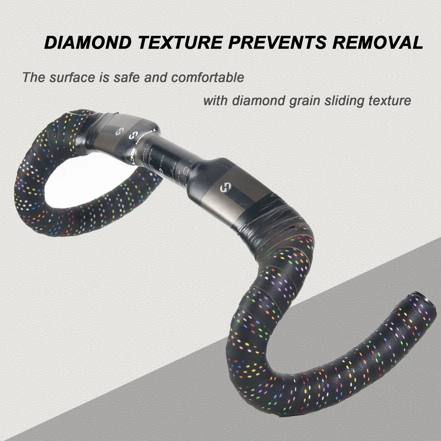 BUCKLOS Road Bike Handlebar Tape – Soft PU EVA Anti-Slip Shock-Absorbing Grip for Gravel and Cycling