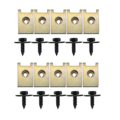 BMW Undertray Screw Clips - 20PCS Hex Head Tapping Bolt Fasteners for Splash Guard Repair