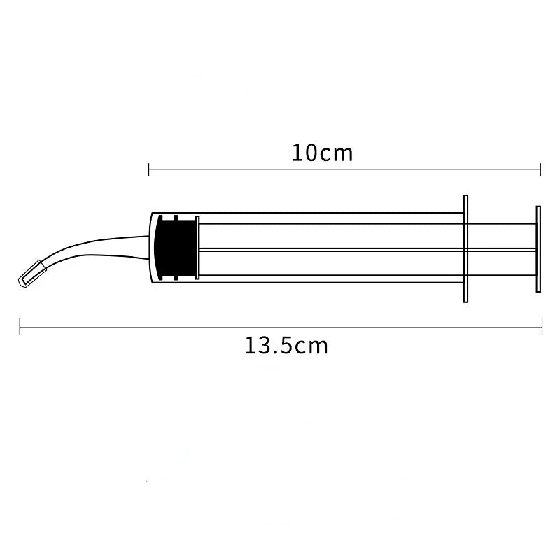 12ML Ear Cleaner Washer Syringe - Rubber Tube Earwax Cleaning Removal Tool - Ear Cleaner Health Care