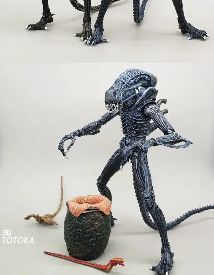 NECA Xenomorph Alien vs. Predator Action Figure — Fully Articulated Collectible with Movable Joints, Cool Toy & Gift