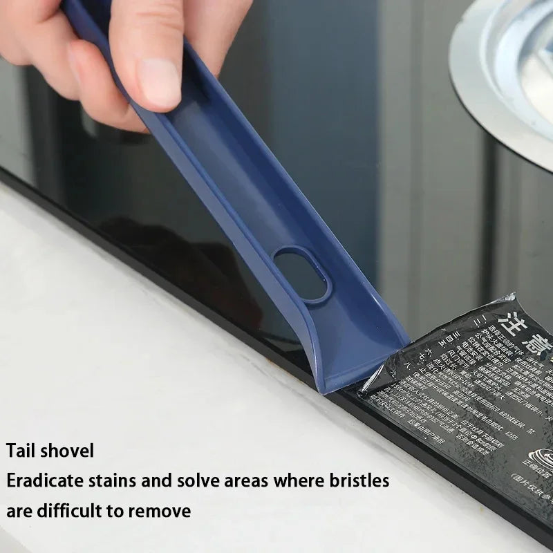 2-in-1 Corner and Gap Cleaning Brush - Multipurpose Bathroom, Floor Tile, and Grout Scrubbing Tool