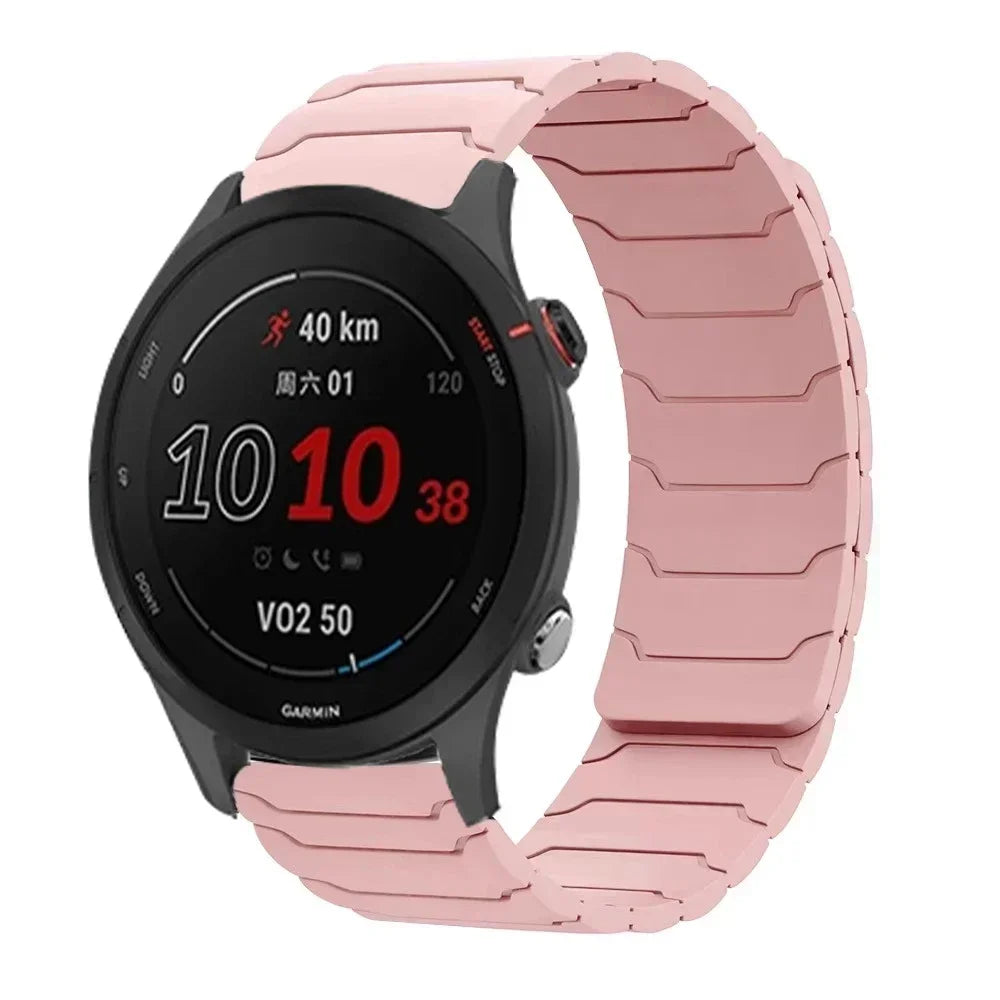 22mm Magnetic Silicone Watch Strap for NORTH EDGE APACHE-46 – Sport Replacement Wristband Bracelet Accessories