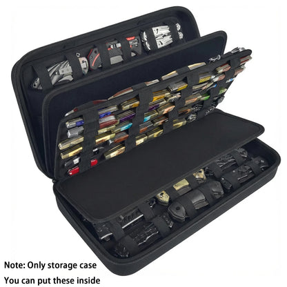 Pocket Knife Storage Case - Folding Knife Collection Organizer Roll for 66+ Knives