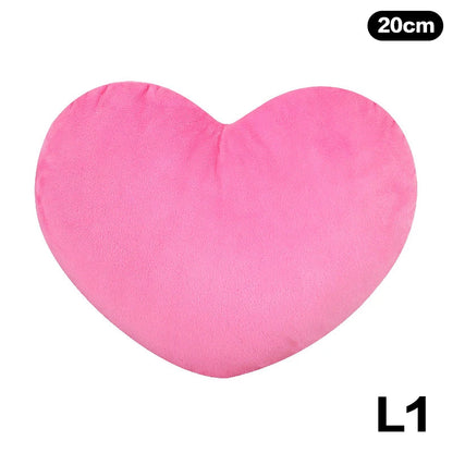 Cute Heart-Shaped Plush Pillow – Soft Sleeping Cushion for Living Room Decor, Valentine’s Day Gifts, Comfortable Sofa Pillow (15/20/30cm)
