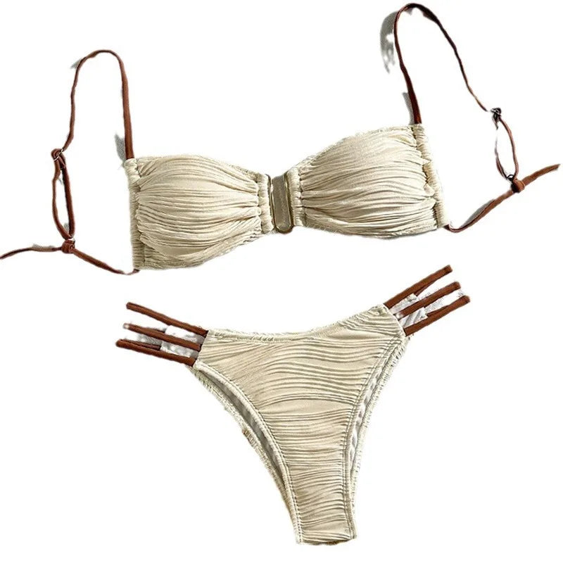 2025 Women’s Sexy Bikini Set – Push-Up Swimwear, Brazilian Beach & Pool Bathing Suits