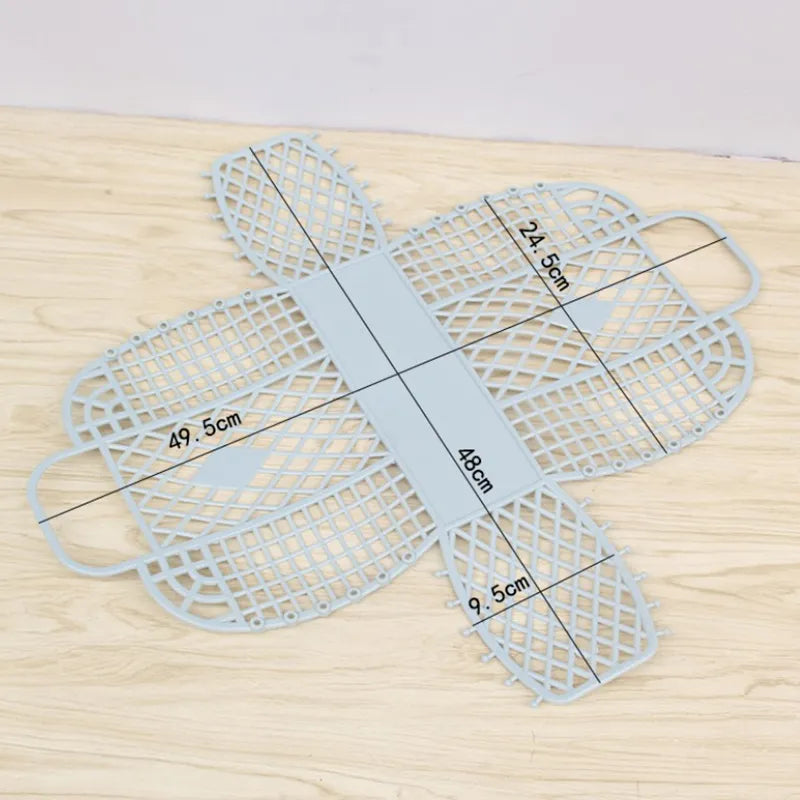 Versatile Detachable Plastic Shower Basket - Perfect for Bathrooms, Shopping, and Home Storage Organization