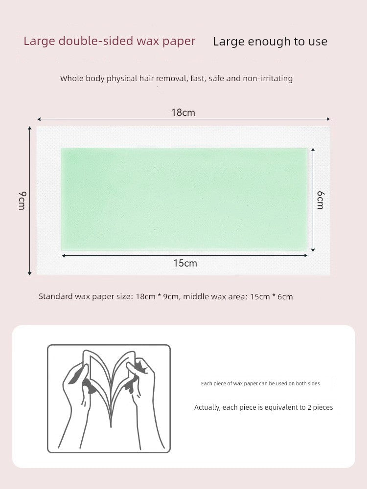 Mayllie Hair Removal Wax Paper & Depilatory Cream for Legs, Face & Body – Gentle, Temporary Hair Removal for Women