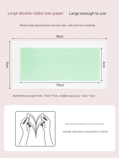 Mayllie Hair Removal Wax Paper & Depilatory Cream for Legs, Face & Body – Gentle, Temporary Hair Removal for Women