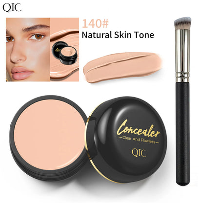 Hydrating Eye Brightening Concealer & Contour Cream – Full Coverage Long-Lasting Correcting Under Eye Makeup for Flawless Natural Finish