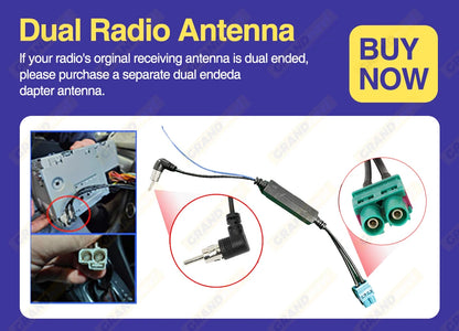 GRANDnavi Android 13 Car Radio GPS - 2Din Multimedia Player for VW, Skoda Octavia, Golf 5/6, Passat B6, Polo, Jetta