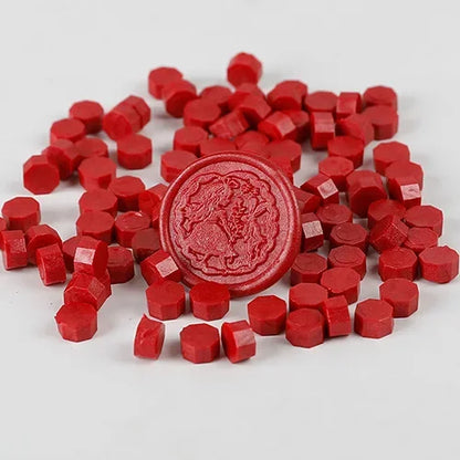 100Pc Retro Sealing Wax Beads – Seal Stamp for Wedding & Birthday Invitations, DIY Scrapbook Decoration & Crafting