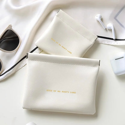 Keep Your Tech Tidy: Automatic Closure Data Cable Storage Bag - Ideal for Wired Earphones, Power Chargers, Mini Portable Digital Devices