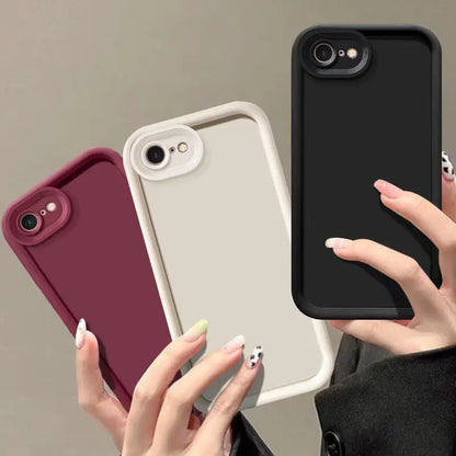 iPhone 16e Protective Case - Matte Soft Anti-Drop Cover with Camera Protection