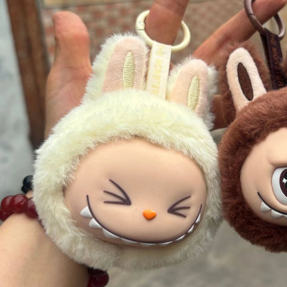 Labubu 2nd Gen Multi-Color Cute Doll Head Plush Toy — Backpack Pendant Keychain Anime Gift Box