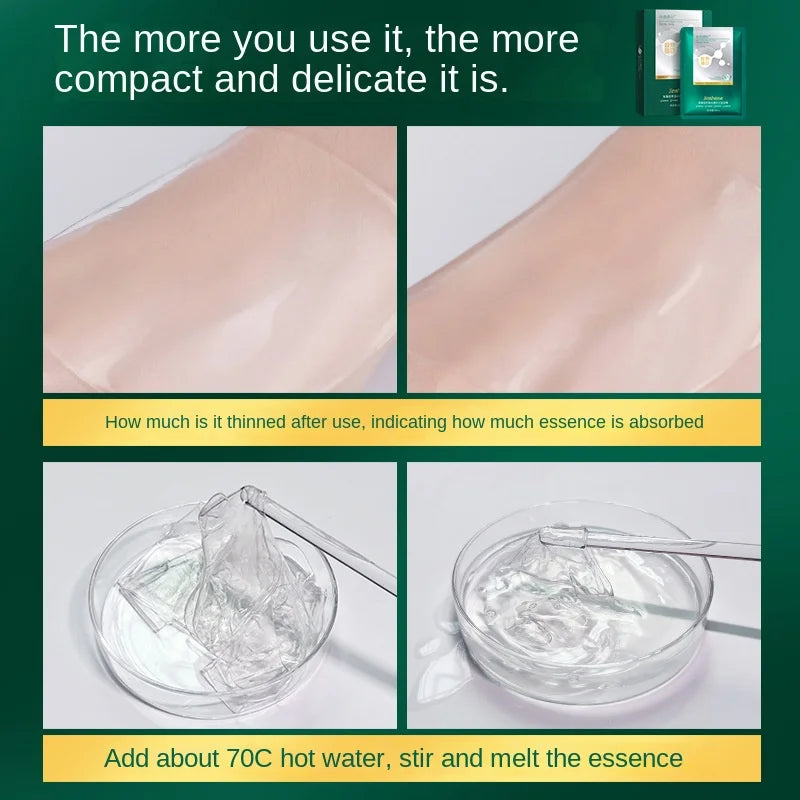 5pcs 30ml Seaweed Collagen Crystal Mask - Tiktok Hot Sale Replenishing Fruit Jelly Skin Care Masque