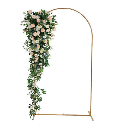 Gold Party Decor Arch Stand - 4FT to 7.2FT Balloon Frame & Backdrop Bracket for Weddings and Events