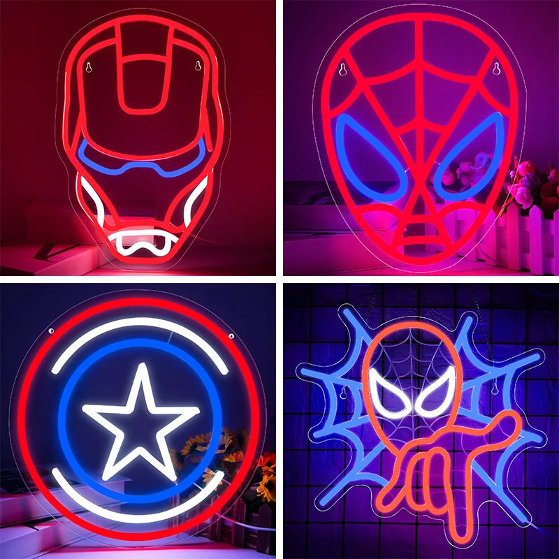 USB-Powered LED Neon Sign — Wall Decor for Bedroom, Game Room, Bar, Pub, and Club Light-Up Signs