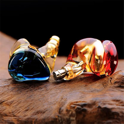 FENGRU QZX-A1 Custom Resin In-Ear Earphones - HiFi Sport Headphones with MMCX Interface, Cable Not Included