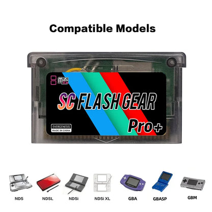 SCFW V1.5 Mini 1000+ in 1 Flash GBA Card – GBA/GBC/GB/NES with Adapter & 8GB TF Card