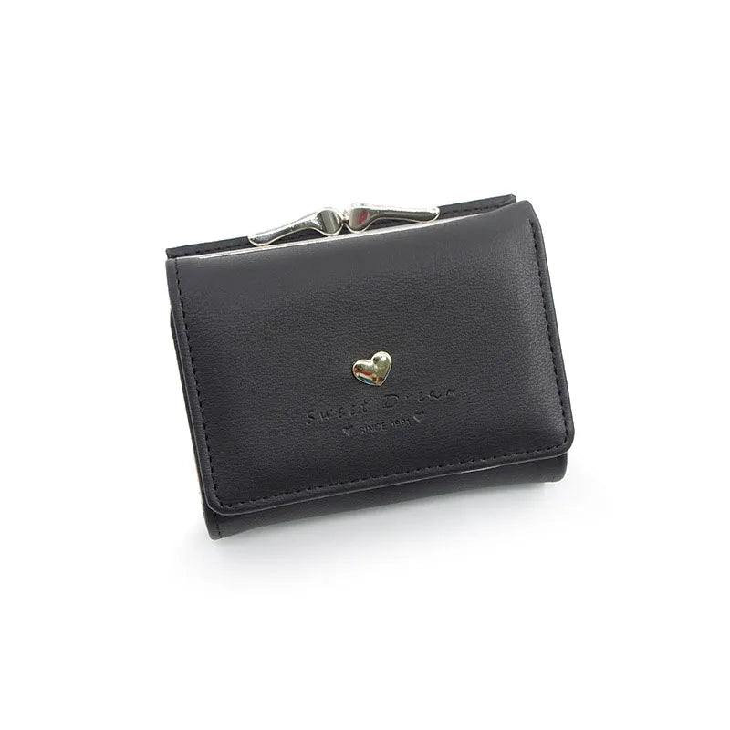 New Mini Short Women’s Wallet – High-Quality Luxury Coin Pocket, Card & Photo Holder, Cute Purse for Girls