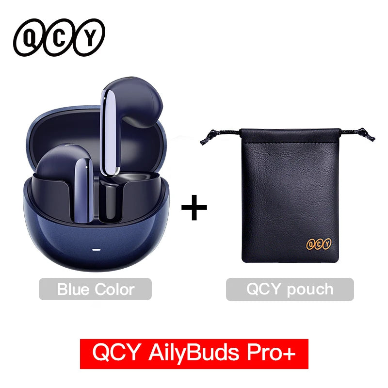 QCY HT10 AilyBuds Pro+ ANC Earbuds - Bluetooth 5.3 Wireless Hi-Res LDAC Earphones with AI Call & Multipoint Connection