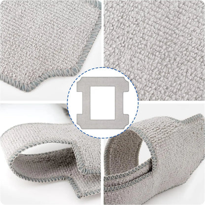 Washable Microfiber Mop Pads for Ecovacs Winbot W1/W1 Pro/W2/W2 Omni – Window Cleaning Robot Replacement Accessories