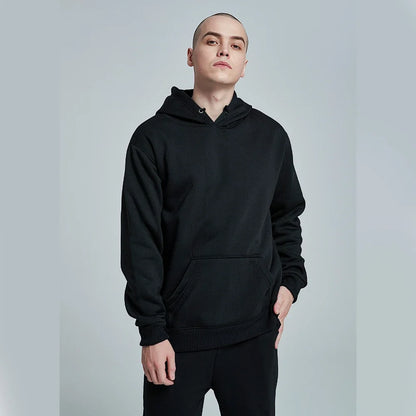Men’s & Women’s Oversized Hoodies — Casual Fleece Pullover Sweatshirts Warm Spring Autumn Tops Black & Multi-Color