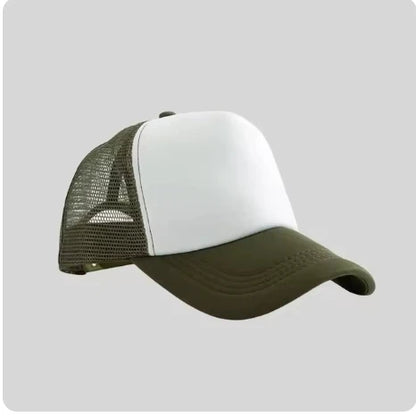 Custom Logo Mesh Trucker Cap - 5 Panel Snapback Baseball Hat for Men & Women Summer Sports Sun Hat