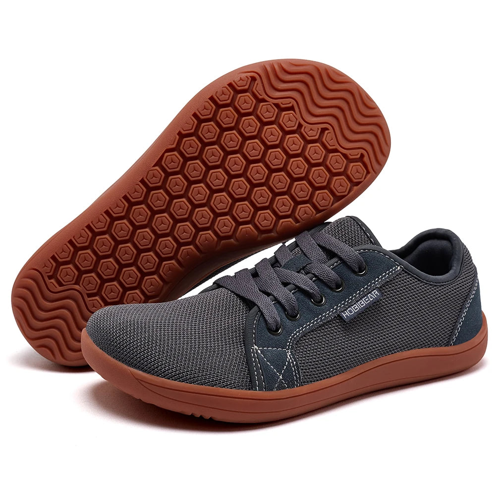 HOBIBEAR Men’s Wide Barefoot Shoes | Unisex Trail Running, Non-Slip Minimalist Walking Shoes