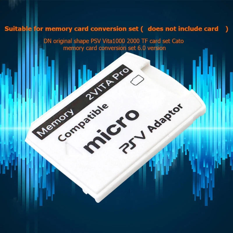 SD2VITA Memory Card Adapter for PS Vita – Micro SD TF Card for PSV 1000, Compatible with System Version 3.0 QXNF Games