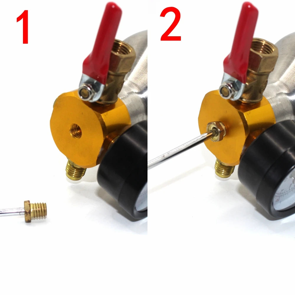 A/C System Flush Canister Gun Kit – R134a, R12, R22, R410a, R404a Air Conditioner Cleaner Set