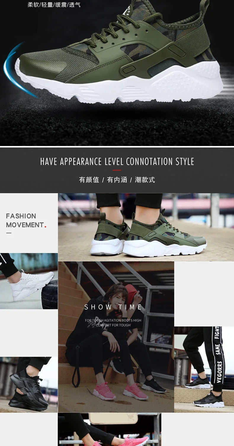 Running Shoes for Men & Women - Lightweight Breathable Basketball Sneakers, Plus Size 46-47, Luxury Outdoor Casual Shoes