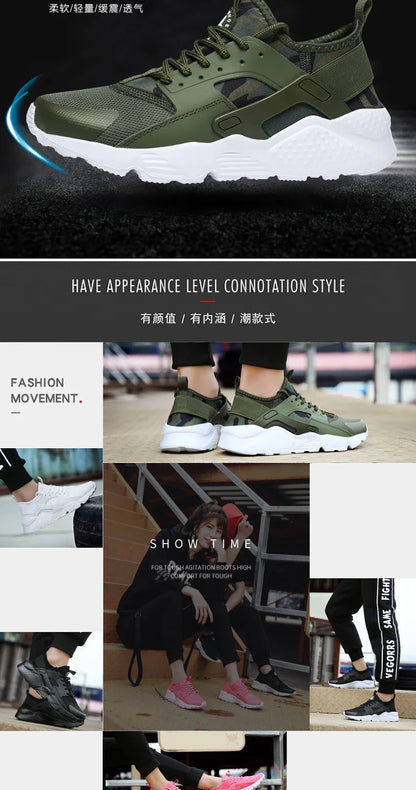 Running Shoes for Men & Women - Lightweight Breathable Basketball Sneakers, Plus Size 46-47, Luxury Outdoor Casual Shoes