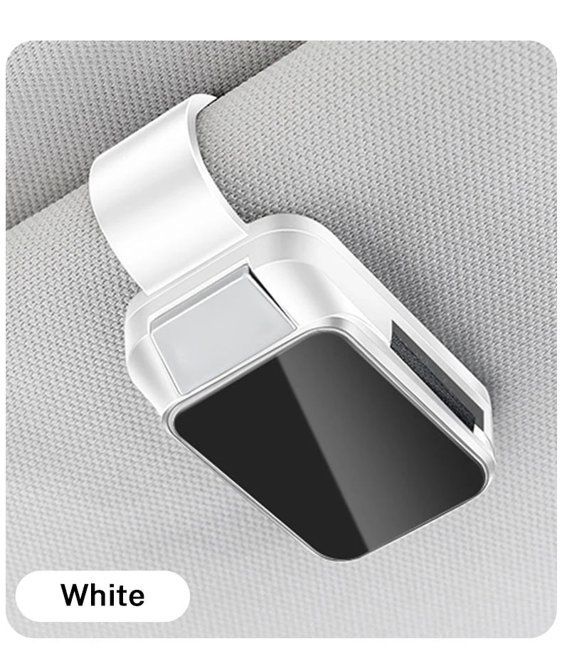 Car Sun Visor Glasses Clip – Interior Eyeglasses Storage Holder for Tesla Model 3, S, X, Y, Cybertruck & Roadster