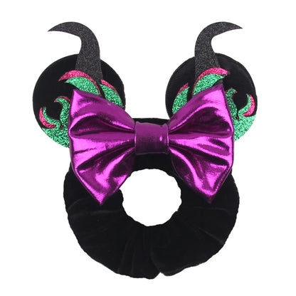 Velvet Mouse Scrunchies - Cute Elastic Ponytail Holders & Hair Accessories for Girls