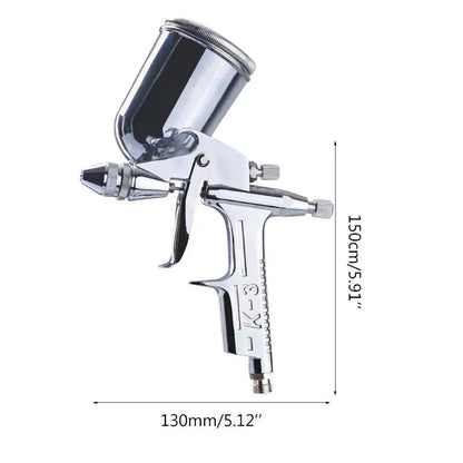 125ml Mini Spray Gun – 0.5mm Nozzle Pneumatic Airbrush for Professional Car Painting & Repair
