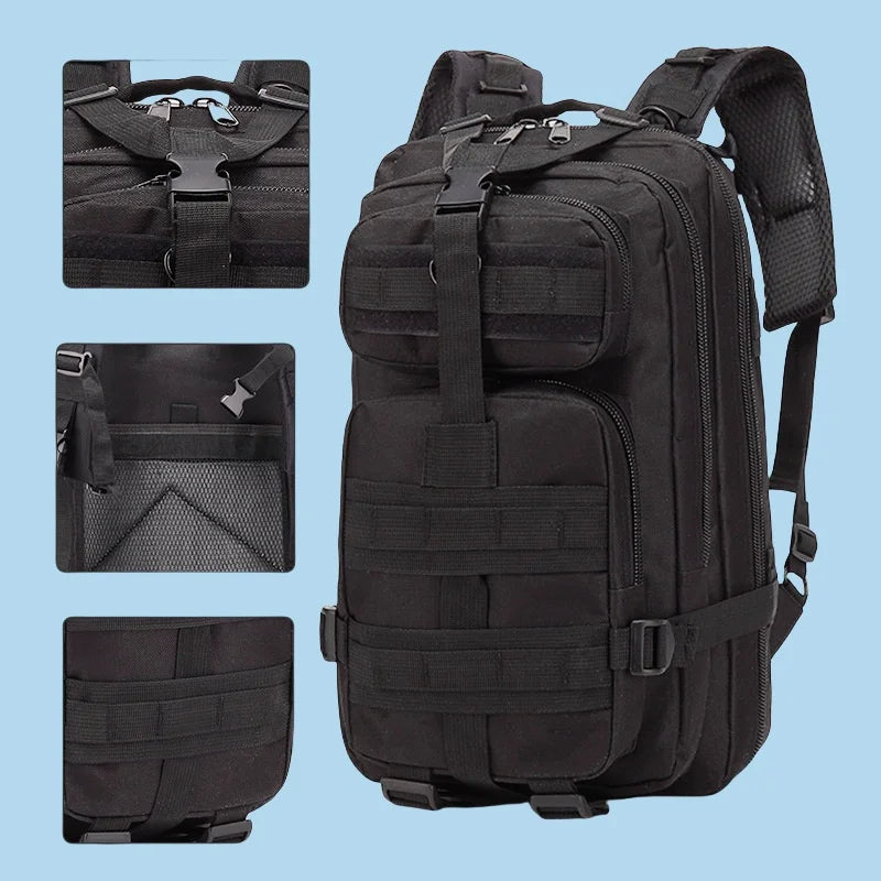 25L/50L Waterproof Oxford Tactical Sports Backpack – Breathable Outdoor Bag for Hiking, Fishing, Hunting & Camping