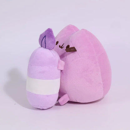 Pusheen Kawaii Cat Plush Toy - Cute Donut, Unicorn, Ice Cream, Pizza, and Cake Stuffed Animal for Gifts and Room Decor