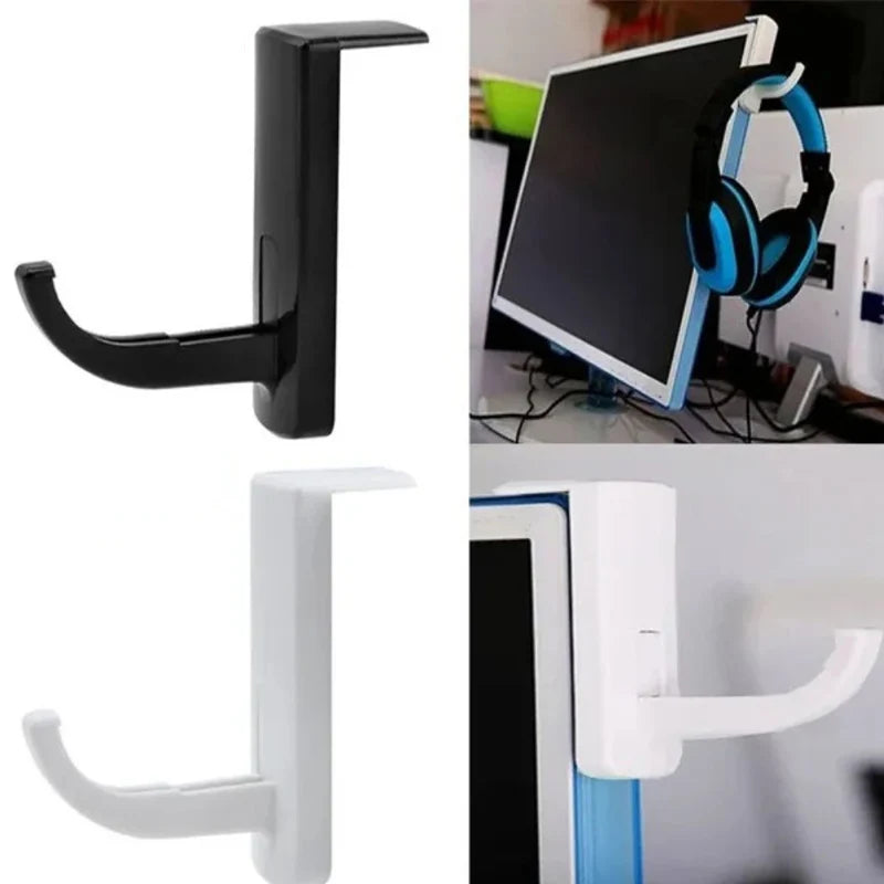 Upgrade Your Workspace with the New Headphone Holder Hanger for PC Monitor - Available in 2 Colors!