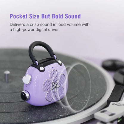DOSS Mini Bluetooth 5.0 Speaker – 5W Portable Wireless Candy Design MP3 Music Player Cute Sound Box Gift Idea