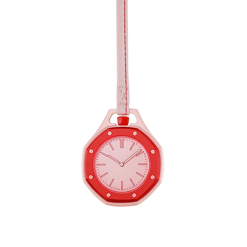 Multicolor Silicone Pocket Watch – Portable Fashion Student Watch with Sling, Trendy Everyday Accessory and Gift