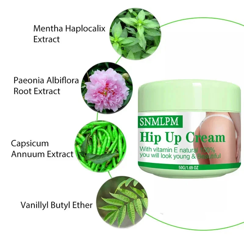 Women’s Buttock Firming Cream - Moisturizing Hip & Body Care Formula for a Smoother, Firmer-Looking Appearance