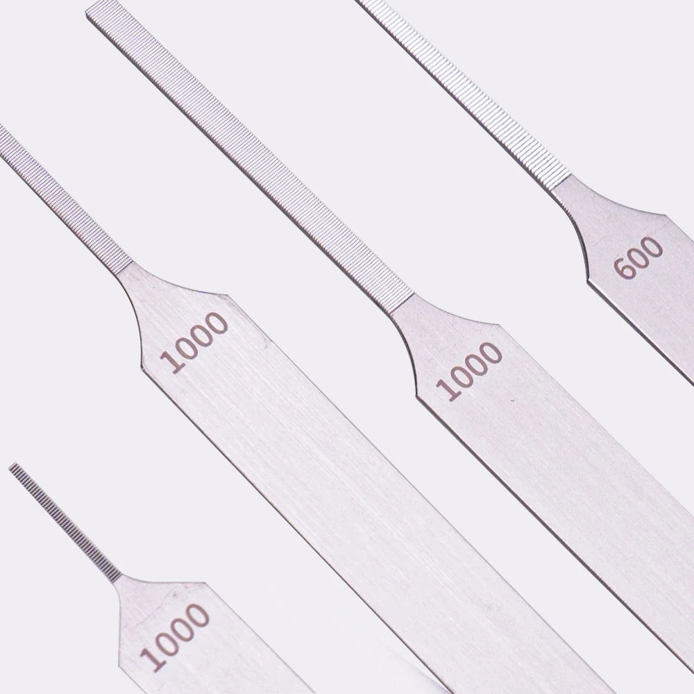 Double-Sided Model Sanding File – 1mm-3mm Narrow Nose for Deep Crevices and Small Model Parts