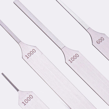 Double-Sided Model Sanding File – 1mm-3mm Narrow Nose for Deep Crevices and Small Model Parts