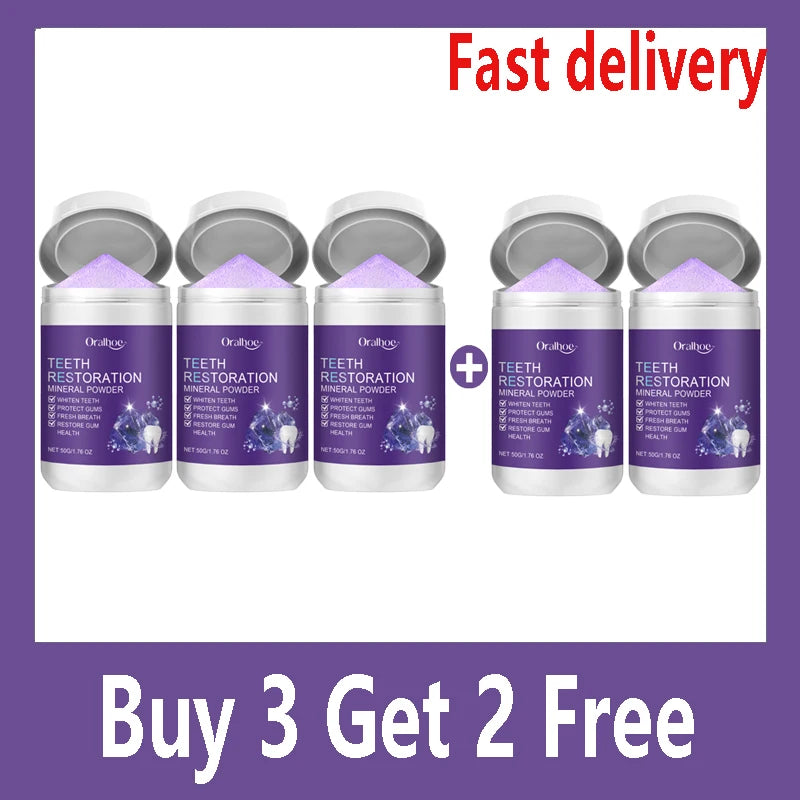 Teeth Restoration Mineral Powder – Enamel Repair & Tooth Strengthening Formula