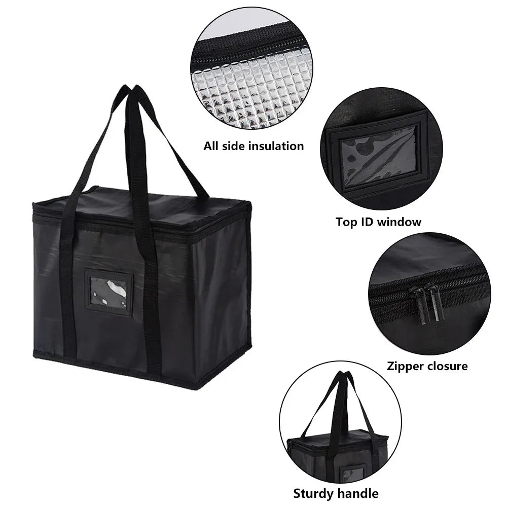 70L Large Insulated Thermal Cooler Bag – Portable Lunch Tote, Tin Foil Food Storage for Picnic, Camping, and Fresh Keeping